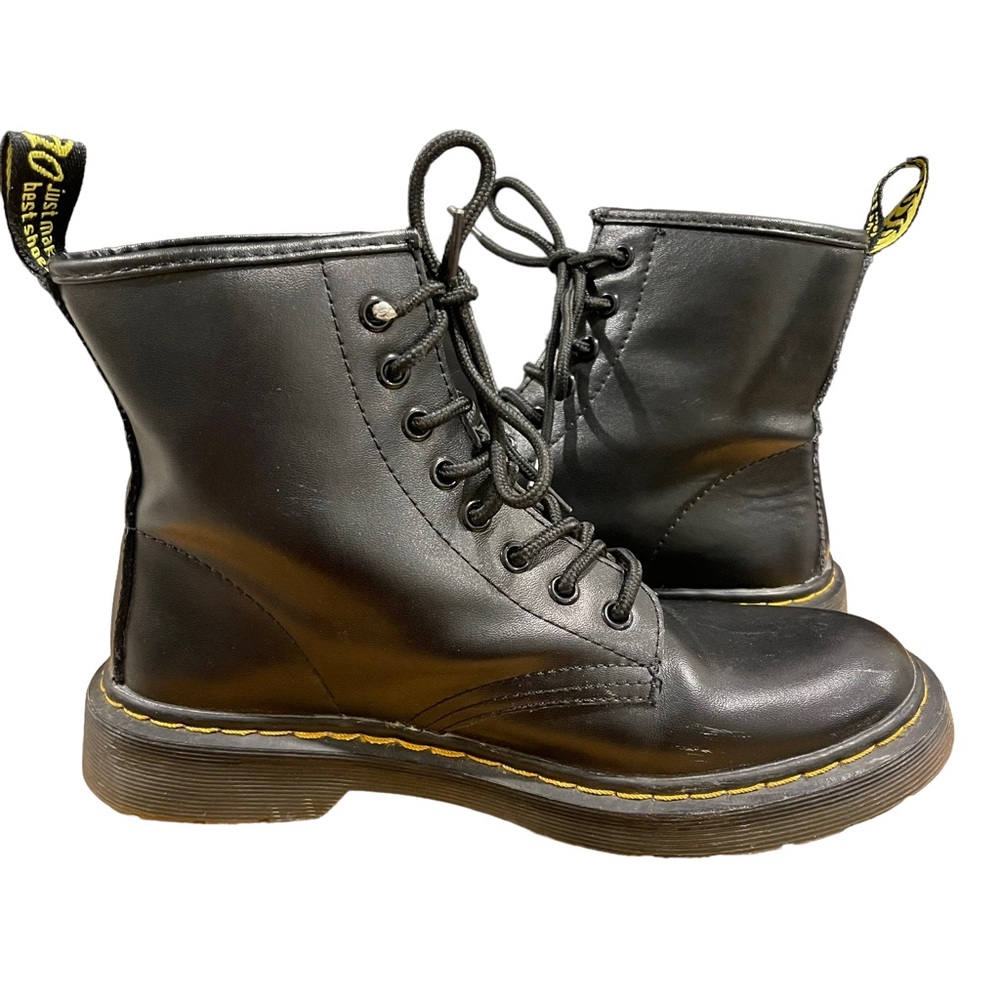 Dr.Martens Womens Boots Size 8 1460 Smooth Leather Black Pre Owned. Dr.Martens